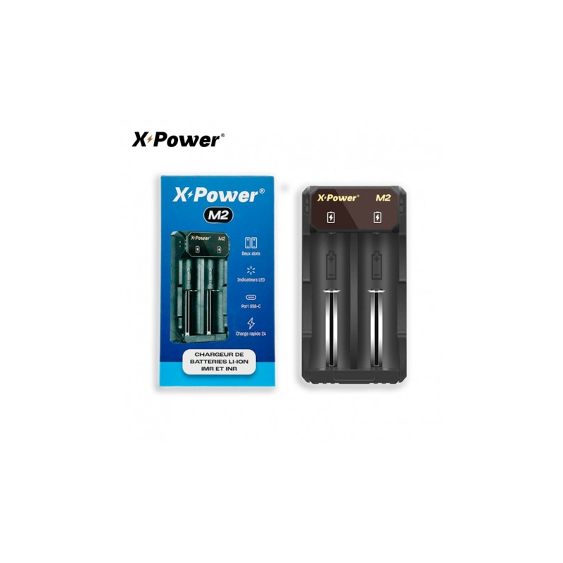 Chargeur 2 accus X-Power M2