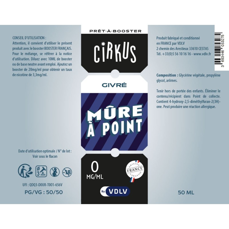 Mûre à Point 50ml