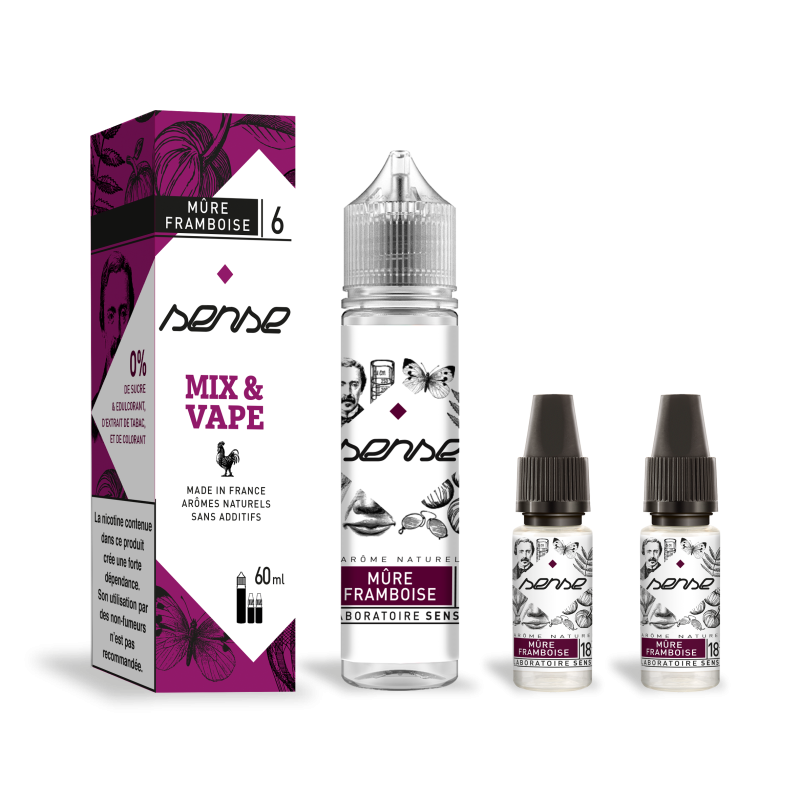 PACK MURE FRAMBOISE 6MG 40ML + 2X18MG