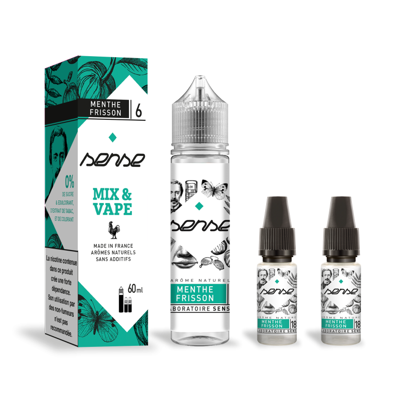PACK MENTHE FRISSON 6MG 40ML + 2X18MG